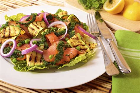 ensalada de salmón ahumado Adelgazar en casa