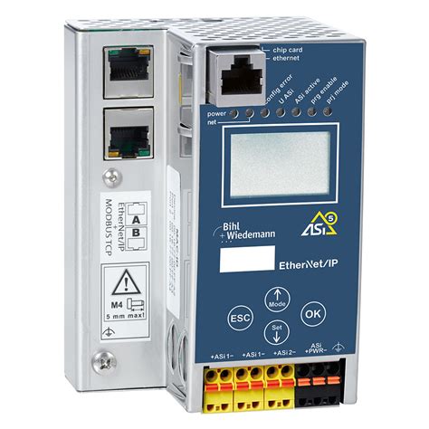 Bwu Asi Asi Ethernet Ip Modbustcp Gateway In Stainless Steel