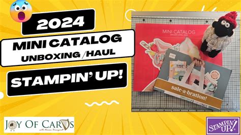 Mini Catalog Unboxing Haul Organization Stampin Up