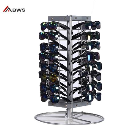 Basic Cheap 32 Pairs Sunglasses Display Stand Rotatable Made In Metal