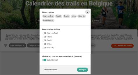 Betrail Calendrier Trail Et R Sultats