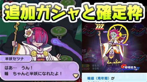 ぷにぷに 追加新キャラ半妖のセツナにガシャスタンプおすすめの回す日はここだ！ 妖怪ウォッチぷにぷに レイ太 Youtube