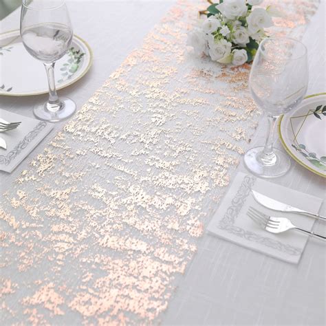 Efavormart 108 Sparkly Metallic Blush Rose Gold Foil Thin Mesh