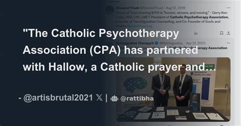 The Catholic Psychotherapy Association CPA Has Partnered With Hallow