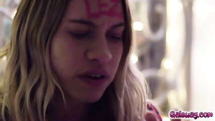 Teens First Lesbian Experience During Sleepover Party