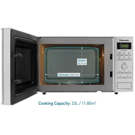 Panasonic Nnsd27hsbpq 23l Solo Microwave Ststeel Hbh Woolacotts