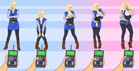 Rule 34 Android 18 Ass Expansion Banedearg Bimbo Bimbofication Breast