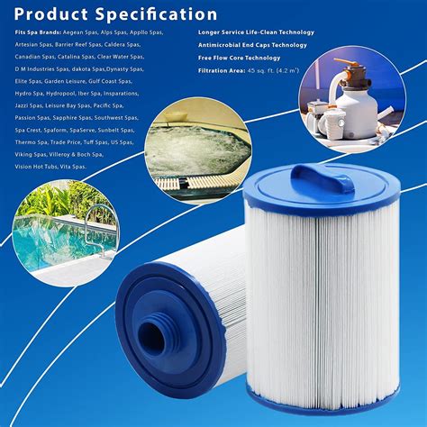 2 Compatible Filter Pww50 Spa Hot Tub Filters 6ch 940 Superior Spas Pool Ebay