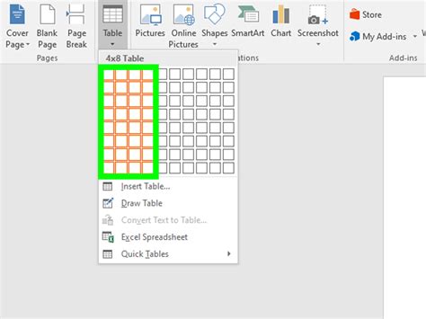 Come Inserire Una Tabella In Un Documento Microsoft Word