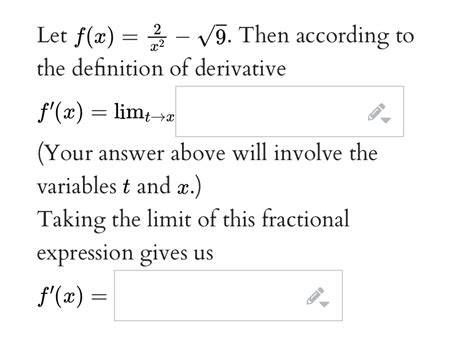 Solved Let F X 2x2 92 ﻿then According To The Definition Of