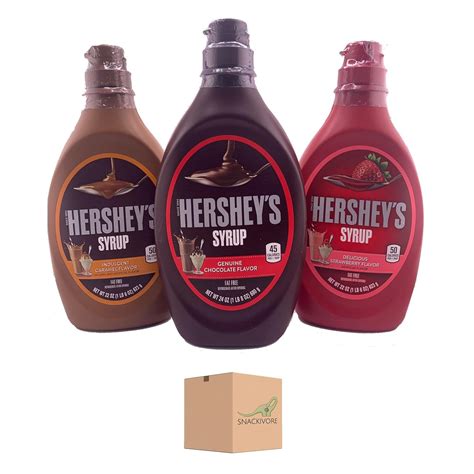 Amazon Hershey Syrup Variety Pack Flavors Hershey Chocolate