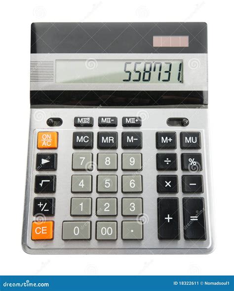 A Business Calculator Stock Image Image Of Buttons Close 18322611