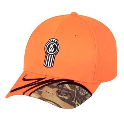 Kenworth Hunter Safety Orange Camo Cap Kenworth Hunter Safety Orange