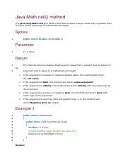 Java Math Ceil And Math Floor Methods A Guide To Rounding Course