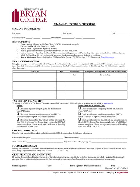 Fillable Online Verification Worksheet V Or V