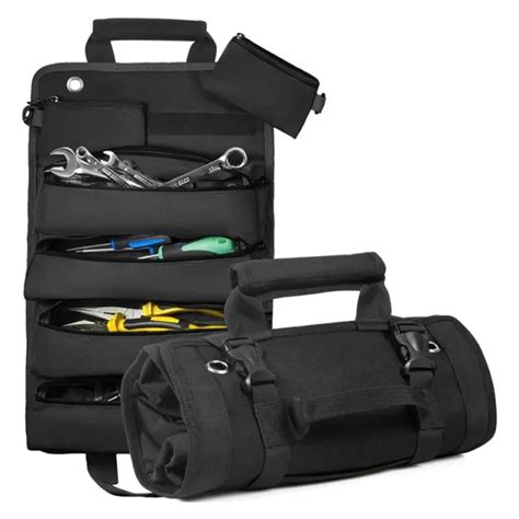 SAC À OUTILS Enroulable Organiseur D Outils à Roulettes avec 3