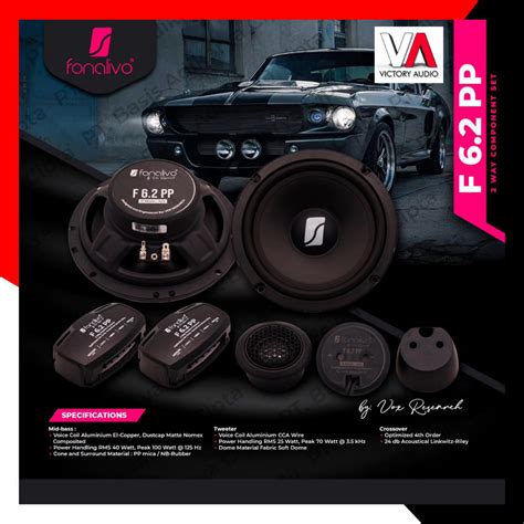 Jual Set Speaker Split Way Vox Research Fonalivo F Pp F Pp