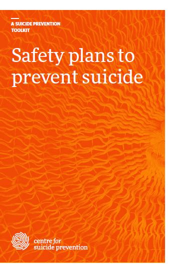 Resource Toolkit Safety Plans To Prevent Suicide Centre For Suicide