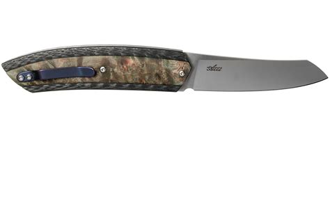 Maserin Am Green Maple Carbon Rv Pocket Knife Advantageously