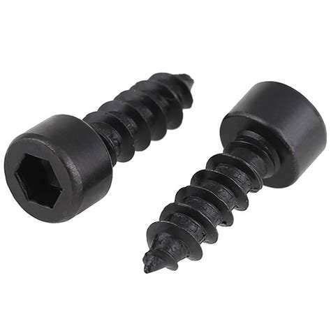 M Black Speaker Screws Grade Hex Socket Cap Head Steel Black Oxid