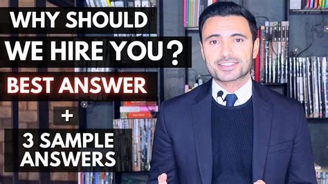 Why Should We Hire You Best Answer Sample Answers Included Youtube