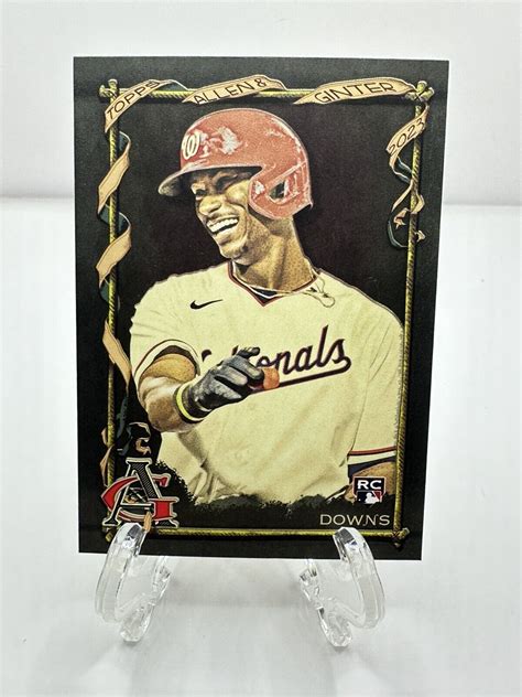 2023 Topps Allen Ginter X Jeter Downs RC 115 Nationals EBay