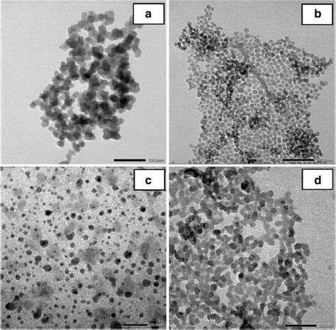 Tem Micrographs Of Silica Nanoparticles Obtained At Different Aging