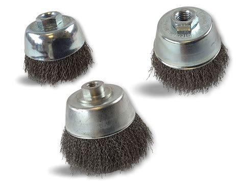 Pack De Brosses Coupe Rotative Boisseau Acier Dur Pour Meuleuse D