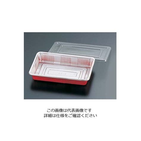 福助工業 弁当容器 透明蓋付100セット入 Lc 7 1ケース100セット 62 6653 37（直送品） アスクル