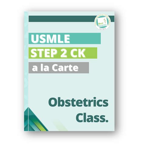 USMLE Step 2 CK Obstetrics Class MedSmarter Prep