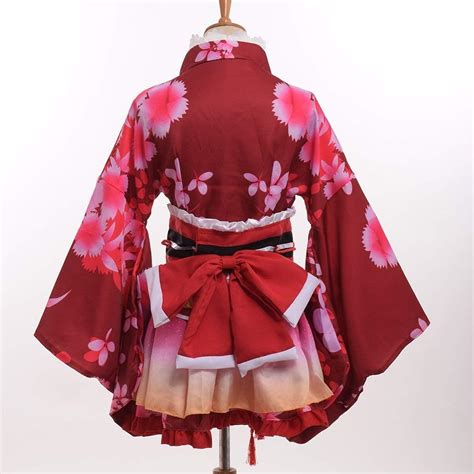 Graceart Japanese Kimono Robe Anime Cosplay Costume Dress Toptoy