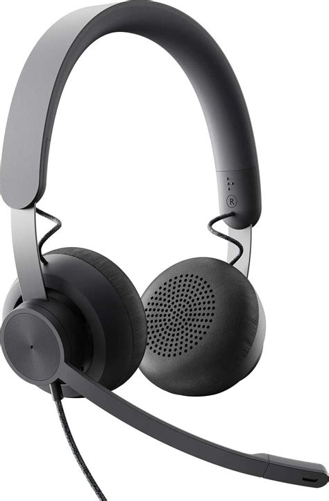 Logitech Zone Wired Usb Headset Features Premium Audio Drivers And Advanced Noise Canceling Mic