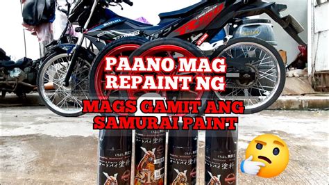 Paano Mag Repaint Ng Mags Ng Motorcycle Youtube