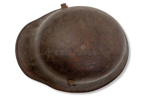 Casco Militar De Stahlhelm De La Primera Guerra Mundial Alemana En El