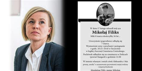 Śmierć Syna Posłanki Po Magdaleny Filiks Śledztwo I Sekcję Zwłok Mikołaja