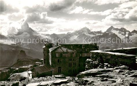 Postkarte Carte Postale Gornergrat Zermatt Vs Kulm Hotel