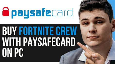 HOW TO BUY FORTNITE CREW WITH PAYSAFECARD ON PC 2024 FULL GUIDE