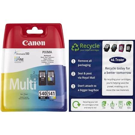 Canon PG 540 And CL 541 Ink Cartridges Multipack Ink Trader Free Post