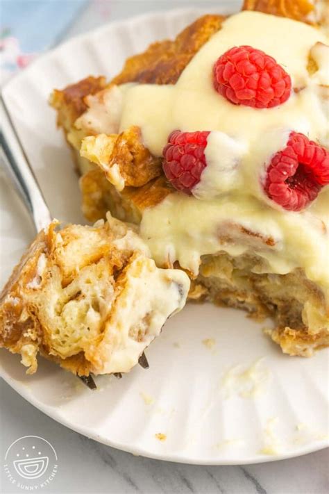 Amazing Croissant Bread Pudding Little Sunny Kitchen