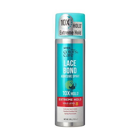 Kiss Colors And Care Lace Bond Adhesive Spray Extreme Hold 111 Oz 315