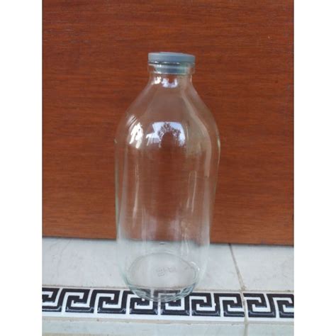 Jual Botol Kaca 500ml Botol Vial Botol Asi Tutup Karet Shopee