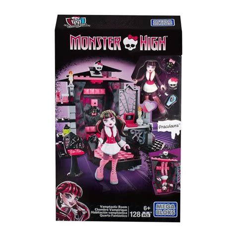 MEGA BLOKS Monster High Draculaura S Vamptastic Room Building Set GXR07