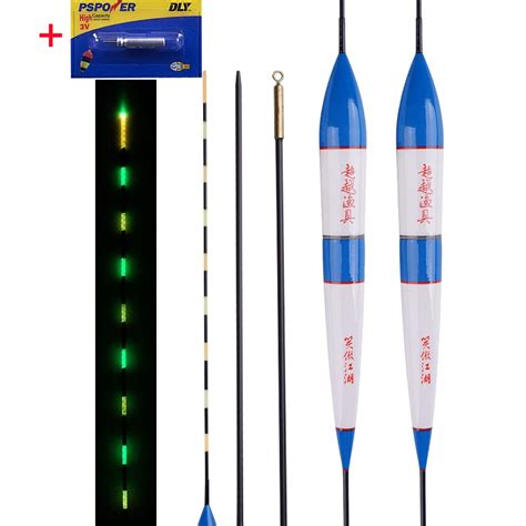 Night Fishing Floats Electronic Balsa Wood Float For Fishing Led