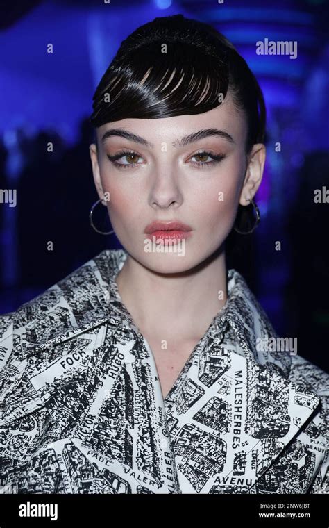 Deva Cassel Asiste Al Desfile Dior Womenswear Otoño Invierno 2023 2024 Como Parte De La Semana