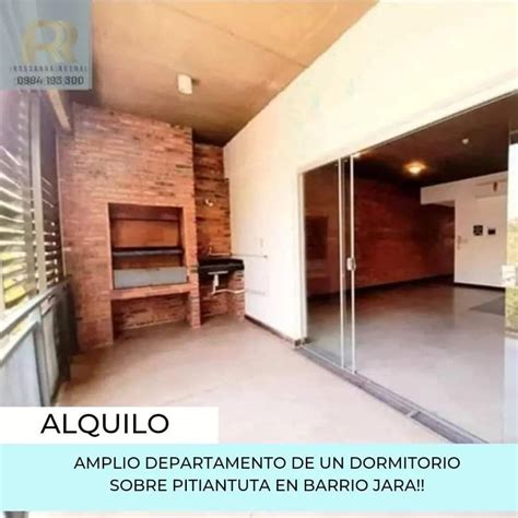 ALQUILO AMPLIO DEPARTAMENTO DE UN DORMITORIO SOBRE PITIANTUTA EN BARRIO