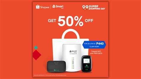 Smart Offers Up To Discount On Prepaid Wifi Devices On Shopee S