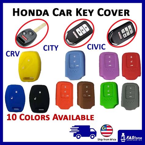 Honda Key Cover Civic City CRV Remote Key Cover Car Key Case Honda Car ...