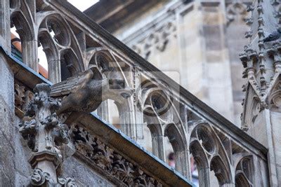 Elements Of Gothic Architecture Grotesque Chimera And Gargoyle Wall