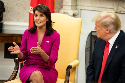 After Keeping A Careful Distance From Trump Nikki Haley Is All In