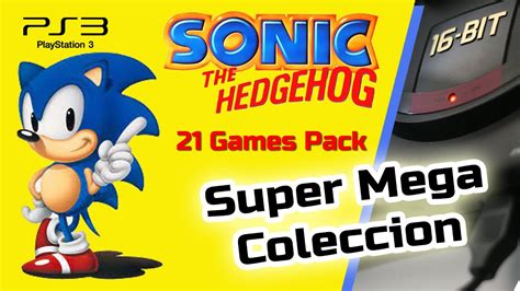 Sonic The Hedgehog Super Mega Collection Games Sega Genesis Para Ps